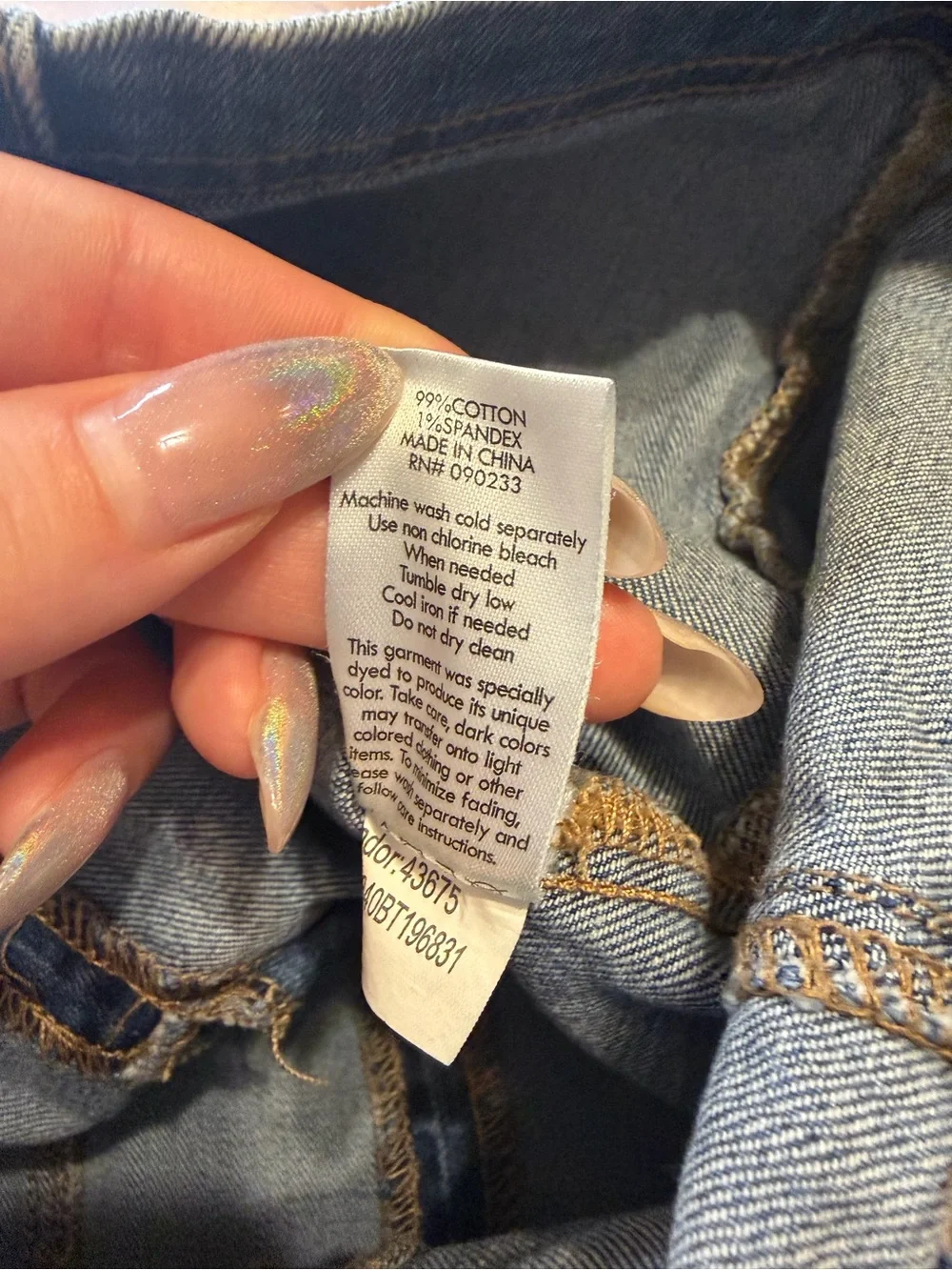 PacSun Denim Mini Skirt